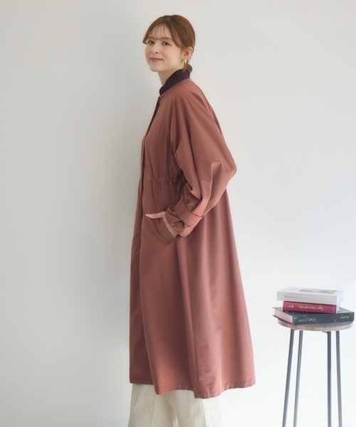 KATHARINE ROSS（キャサリンロス）の「【KATHARINE ROSS】中綿ライナー付ツイルコート（その他アウター・レディース・ベージュ/テラコッタ・MEDIUM）」の17枚目の写真