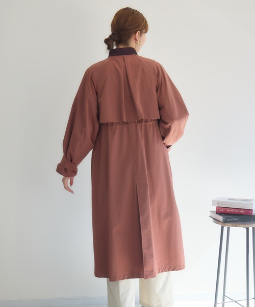 KATHARINE ROSS（キャサリンロス）の「【KATHARINE ROSS】中綿ライナー付ツイルコート（その他アウター・レディース・ベージュ/テラコッタ・MEDIUM）」の18枚目の写真