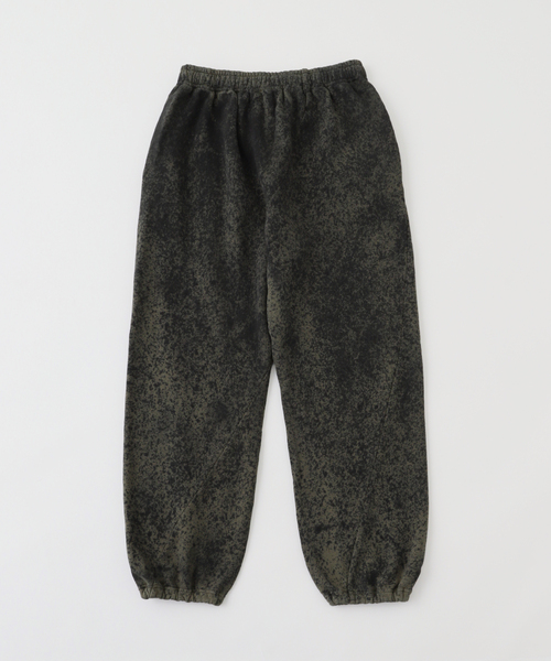 NOMA t.d.(ノーマティーディー)の「NOMARHYTHM TEXTILE (ノーマリズム テキスタイル) Hand Dye Twist パンツ(スウェットパンツ・メンズ・グリーン・2/3)」の2枚目の写真