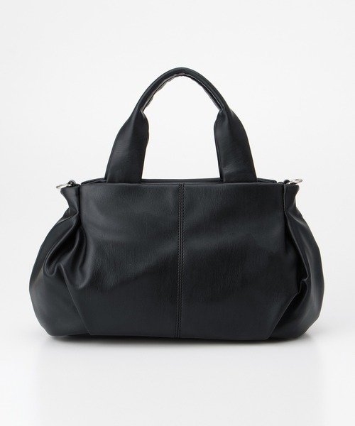 Honeys（ハニーズ）の「やわらかハンドバッグ（ハンドバッグ・レディース・アイボリー/グレイッシュベージュ/ダークブラウン/ブラック・FREE）」の17枚目の写真