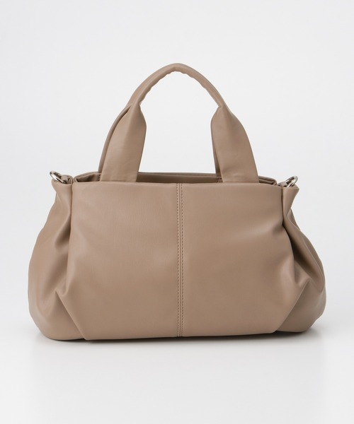 Honeys（ハニーズ）の「やわらかハンドバッグ（ハンドバッグ・レディース・アイボリー/グレイッシュベージュ/ダークブラウン/ブラック・FREE）」の20枚目の写真