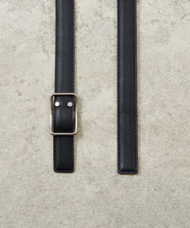 ITTI | ITTI イッチ / HERRIE W BUCKLE BELT - PM / RAPTO FLEX / STNB 牛革ナローレザーベルト / ITTI-GOODS-095-RF-PM(ベルト)