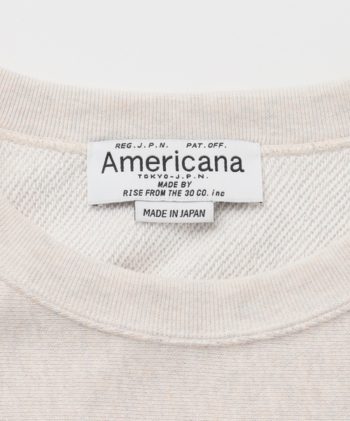 AMERICANA/アメリカーナ】別注AMEY emblem C/N PULLOVER（Tシャツ