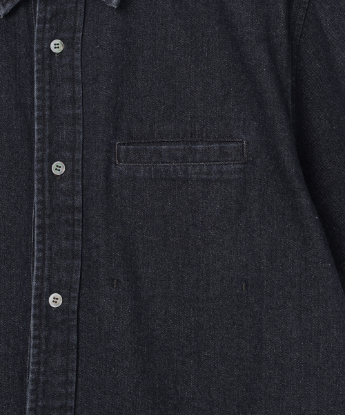 Millo Archive（ミロ アーカイブ）の「イージードロップデニムシャツ[インディゴ]（シャツ/ブラウス・メンズ・その他・MEDIUM/LARGE/X-LARGE）」の3枚目の写真