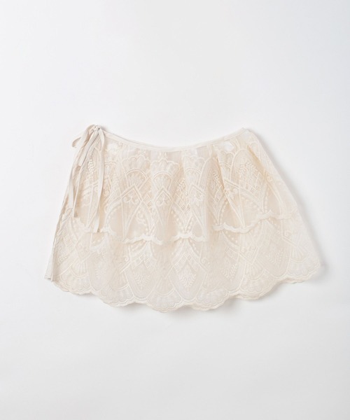 BAYFLOW（ベイフロー）の「【EF(エフ)】レイヤードレース（WOMEN）（ストール/ショール・レディース・アイボリー・FREE）」の7枚目の写真