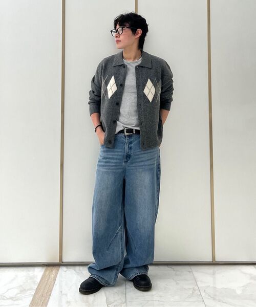 INSILENCE(インサイロンス)の「アーガイルカラーカーディガン BLACK(ニット/セーター・レディース・その他・SMALL)」の6枚目の写真