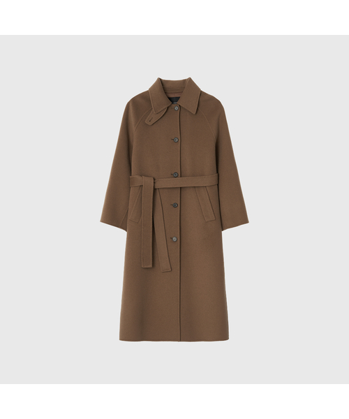 LOOKAST(ルックキャスト)の「ロア カシミヤ ハンドメイド レグランコート / ROAH CASHMERE HANDMADE REGLAN COAT_4colors(チェスターコート・レディース・ブラック/ブラウン/ダークグレー/Beige・ONE)」の4枚目の写真