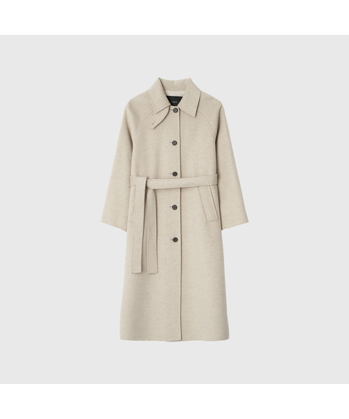 LOOKAST(ルックキャスト)の「ロア カシミヤ ハンドメイド レグランコート / ROAH CASHMERE HANDMADE REGLAN COAT_4colors(チェスターコート・レディース・ブラック/ブラウン/ダークグレー/Beige・ONE)」の1枚目の写真