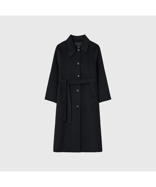 LOOKAST(ルックキャスト)の「ロア カシミヤ ハンドメイド レグランコート / ROAH CASHMERE HANDMADE REGLAN COAT_4colors(チェスターコート・レディース・ブラック/ブラウン/ダークグレー/Beige・ONE)」の2枚目の写真