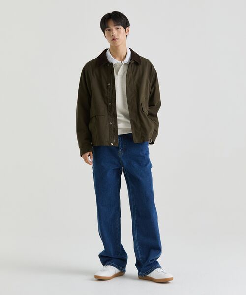 MUSINSA STANDARD（ムシンサスタンダード）の「オーバーサイズカラー付きスウェットシャツ [オートミール]（スウェット・メンズ・その他・SMALL/MEDIUM/LARGE/XX-LARGE/XXX-LARGE）」の9枚目の写真
