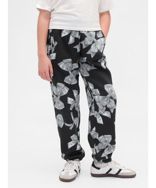 GAP(ギャップ)の「リラックスフィット リボン ジョガーパンツ (キッズ)(スウェットパンツ・キッズ・ブラック・120cm/110cm/160cm/150cm/140cm/130cm)」の7枚目の写真