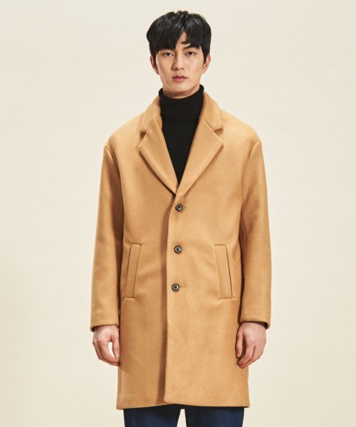 TRIP LE SENS(トリップ ル センス)の「Thinsulate 3 Button Wool Coat BEIGE(チェスターコート・レディース・その他・LARGE/MEDIUM)」の1枚目の写真
