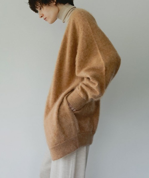 ETRE TOKYO(エトレトウキョウ)の「SANTEカシミヤヘアリーニットカーディガン(カーディガン/ボレロ・レディース・ピンク/ベージュ/アイボリー・FREE)」の10枚目の写真