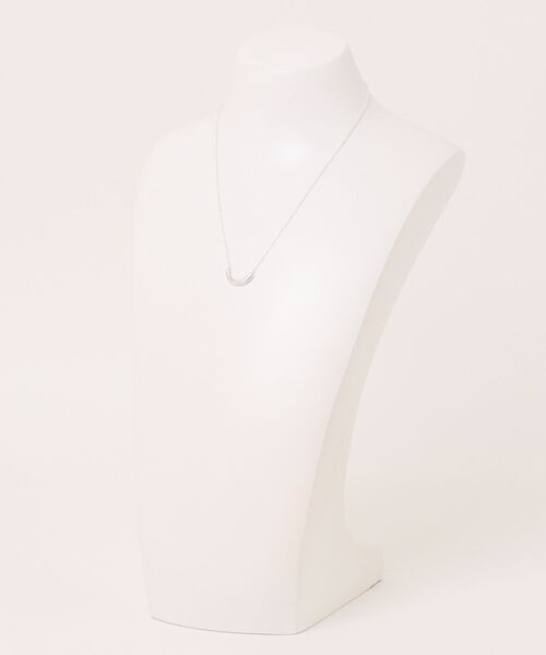 Scrap Book（スクラップブック）の「【R】カーブネックレス（ネックレス・レディース・シルバー・FREE）」の2枚目の写真