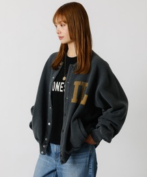 REMI RELIEF | 別注【REMI RELIEF / レミレリーフ】ノンストレス起毛裏毛 スタジアムジャンパー / スウェット スタジャン / SP加工(Tシャツ/カットソー)