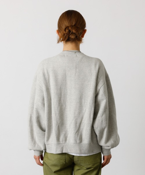 REMI RELIEF（レミレリーフ）の「別注【REMI RELIEF / レミレリーフ】ノンストレス起毛裏毛 スタジアムジャンパー / スウェット スタジャン / SP加工（Tシャツ/カットソー・メンズ・グレー/ブラック・M/L）」の13枚目の写真