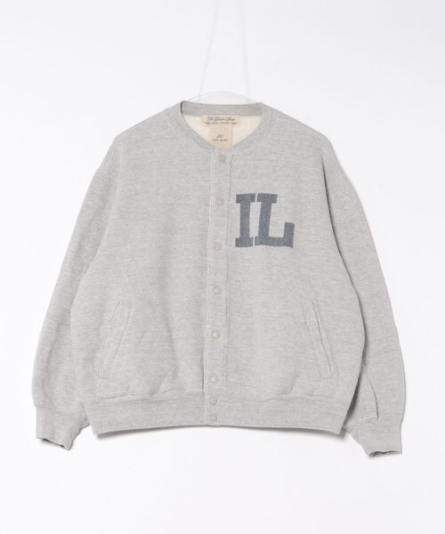 REMI RELIEF（レミレリーフ）の「別注【REMI RELIEF / レミレリーフ】ノンストレス起毛裏毛 スタジアムジャンパー / スウェット スタジャン / SP加工（Tシャツ/カットソー・メンズ・グレー/ブラック・M/L）」の5枚目の写真