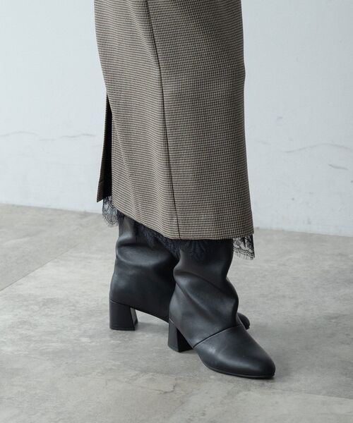 GALLEST（ギャレスト）の「ガンクラブチェックタイトスカート（スカート・レディース・ベージュ系1/ブラック系1・36/38/40）」の12枚目の写真