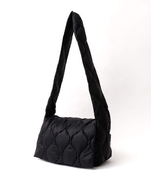 TAION（タイオン）の「【TAION / タイオン】MILITARY MESSENGER DOWN BAG M（ショルダーバッグ・メンズ・ブラック/ブラウン系その他/ダークネイビー・FREE）」の2枚目の写真