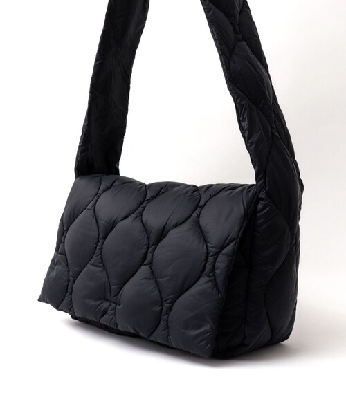 TAION（タイオン）の「【TAION / タイオン】MILITARY MESSENGER DOWN BAG M（ショルダーバッグ・メンズ・ブラック/ブラウン系その他/ダークネイビー・FREE）」の9枚目の写真