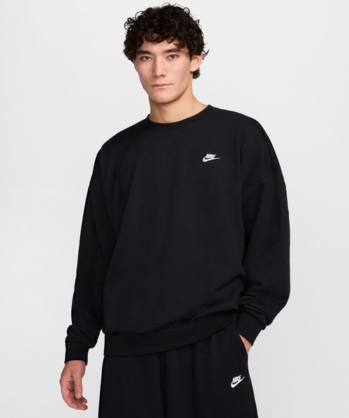 セール】NIKE ﾅｲｷ ｸﾗﾌﾞ FT ｵｰﾊﾞｰｻｲｽﾞ L/S ｸﾙｰ HJ1820（Tシャツ
