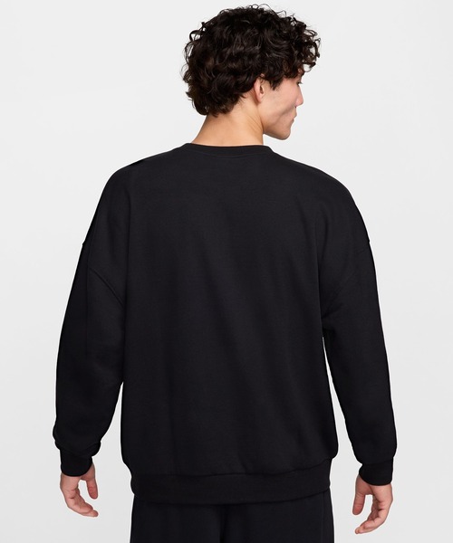 NIKE(ナイキ)の「NIKE ナイキ クラブ FT オーバーサイズ L/S クルー HJ1820(Tシャツ/カットソー・メンズ・グレー/ブラック・M/L)」の3枚目の写真