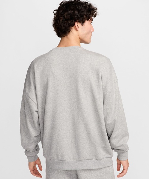 NIKE(ナイキ)の「NIKE ナイキ クラブ FT オーバーサイズ L/S クルー HJ1820(Tシャツ/カットソー・メンズ・グレー/ブラック・M/L)」の8枚目の写真