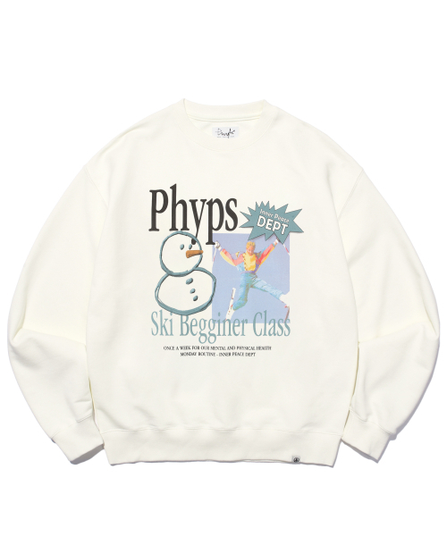 PHYSICAL DEPARTMENT(フィジカル デパートメント)の「スキービギナークラスクルーネック_アイボリー(スウェット・レディース・その他・WS/X-LARGE/LARGE/MEDIUM/SMALL)」の12枚目の写真