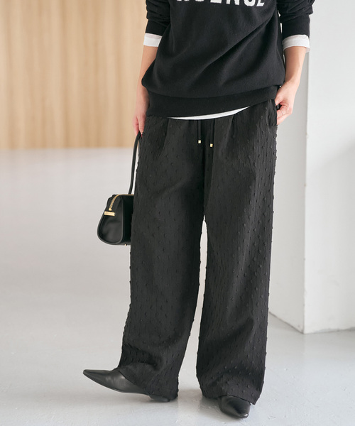 WEB限定》ドットジャガードイージーパンツ（その他パンツ）｜Spick