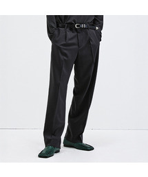 LMOOD（エルムード）の「アワードプリーツワイドスラックスチャコール（スラックス）」