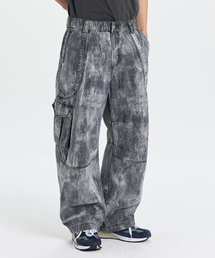 Muddy buddy baggy wide pants (charcoal)