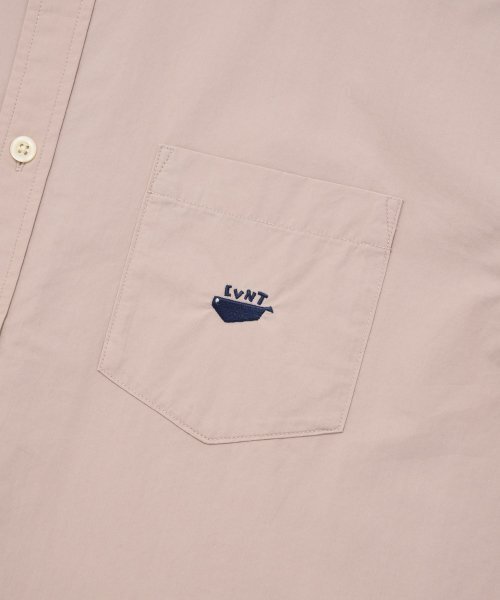 COVERNAT（カバーナット）の「ウェイルロゴコットンハーフシャツピンク（シャツ/ブラウス・レディース・その他・LARGE/XX-LARGE/X-LARGE/SMALL/MEDIUM）」の4枚目の写真