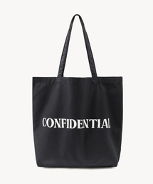 LADY VOLUME（レディーボリューム）の「コンフィデンシャルコットンバッグ (ブラック)（エコバッグ/サブバッグ）」