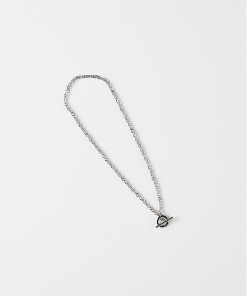 Right-on(ライトオン)の「Right-on Basic(ライトオンベーシック)【レディース】ミドルチェーンネックレス(ネックレス・レディース・シルバー・ONE SIZE)」の2枚目の写真