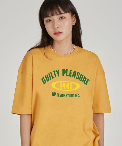 ASTRAL PROJECTION(アストラルプロジェクション)の「ギルティプレジャー ラウンドネック 15番手コットン 半袖Tシャツ_チェダー(Tシャツ/カットソー・レディース・その他・LARGE/X-LARGE)」の1枚目の写真