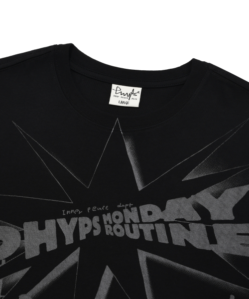 PHYSICAL DEPARTMENT(フィジカル デパートメント)の「カートゥーンバスケットボール半袖Tシャツブラック(Tシャツ/カットソー・レディース・その他・LARGE/MEDIUM/SMALL/X-LARGE)」の3枚目の写真