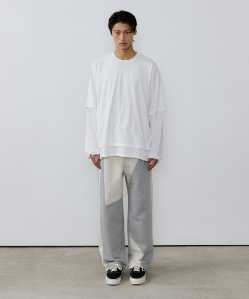 ENDOOR(エンドア)の「Blend sweat pants (gray)(その他パンツ・メンズ・ライトグレー・1/2)」の6枚目の写真