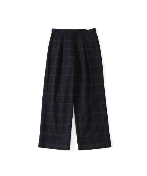 HORLISUN(ホーリーサン)の「21FW Heights Blackwatch Wide Loose Pants Green Black(その他パンツ・レディース・その他・LARGE/MEDIUM)」の1枚目の写真