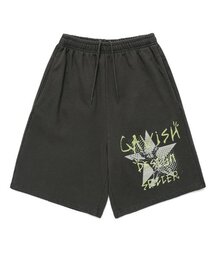 PIGMENT HAND WRITTEN SWEAT SHORTS CHARCOAL(CV2EMUPA03A)