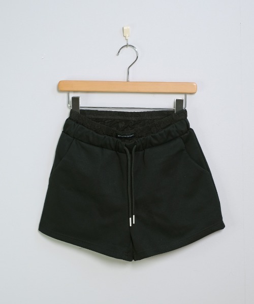 shopnikoniko(ショップニコニコ)の「レースレイヤード風 スウェットショートパンツ(その他パンツ・レディース・ホワイト/ブラック/グレー/ネイビー・フリー)」の17枚目の写真