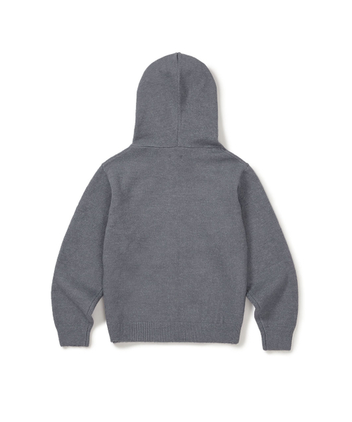 MMLG（エムエムエルジー）の「[Mmlg] MM KNIT HOOD ZIPUP (GREY)（パーカー・レディース・その他・SMALL/MEDIUM/LARGE/X-LARGE）」の2枚目の写真