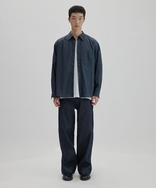 NONBLANK（ノンブランク）の「ウィンドブレーカーシャツ_ダークグレー（シャツ/ブラウス・レディース・その他・MEDIUM/LARGE/X-LARGE）」の9枚目の写真