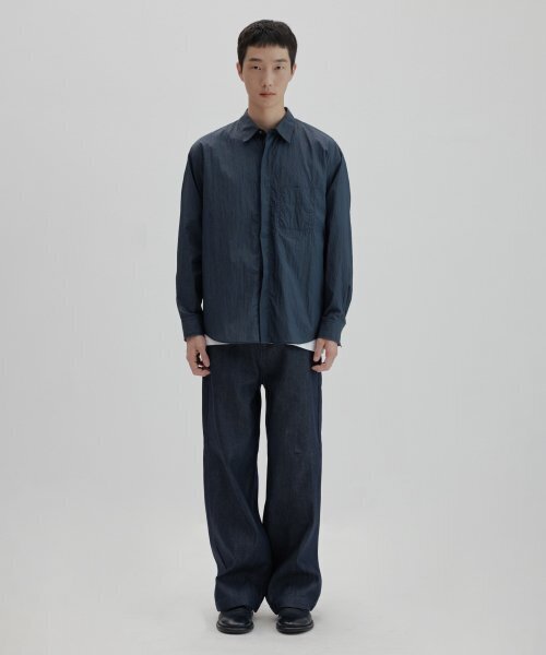 NONBLANK（ノンブランク）の「ウィンドブレーカーシャツ_ダークグレー（シャツ/ブラウス・レディース・その他・MEDIUM/LARGE/X-LARGE）」の8枚目の写真