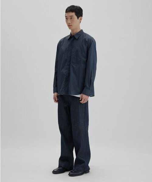 NONBLANK（ノンブランク）の「ウィンドブレーカーシャツ_ダークグレー（シャツ/ブラウス・レディース・その他・MEDIUM/LARGE/X-LARGE）」の7枚目の写真