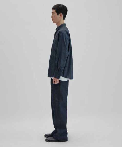 NONBLANK（ノンブランク）の「ウィンドブレーカーシャツ_ダークグレー（シャツ/ブラウス・レディース・その他・MEDIUM/LARGE/X-LARGE）」の6枚目の写真