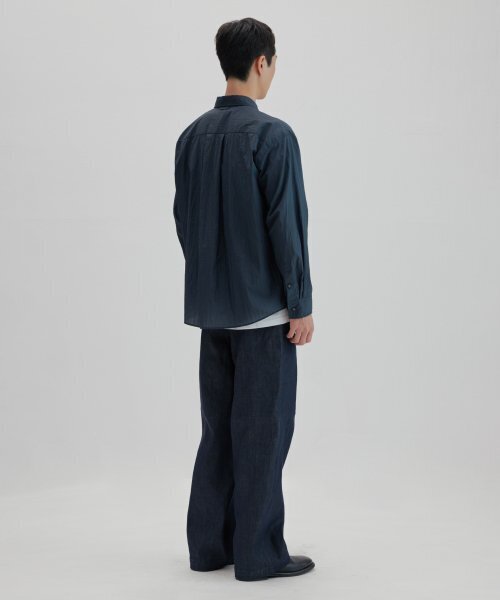 NONBLANK（ノンブランク）の「ウィンドブレーカーシャツ_ダークグレー（シャツ/ブラウス・レディース・その他・MEDIUM/LARGE/X-LARGE）」の5枚目の写真