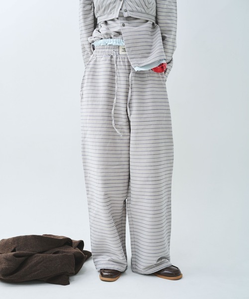 common gull products.(コモンガルプロダクツ)の「駅の吐息図をパジャマパンツに閉じこめる(シャツ/ブラウス・レディース・ネイビー/ブルー系/グレー系・SMALL/MEDIUM/LARGE)」の10枚目の写真