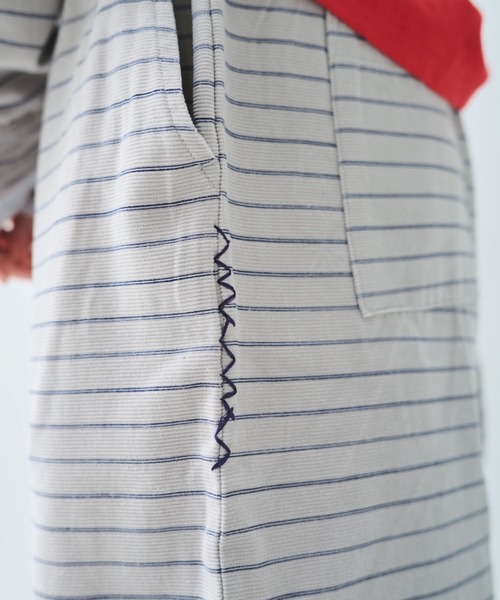 common gull products.(コモンガルプロダクツ)の「駅の吐息図をパジャマパンツに閉じこめる(シャツ/ブラウス・レディース・ネイビー/ブルー系/グレー系・SMALL/MEDIUM/LARGE)」の13枚目の写真