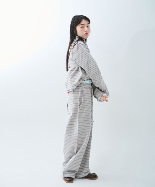 common gull products.(コモンガルプロダクツ)の「駅の吐息図をパジャマパンツに閉じこめる(シャツ/ブラウス・レディース・ネイビー/ブルー系/グレー系・SMALL/MEDIUM/LARGE)」の18枚目の写真