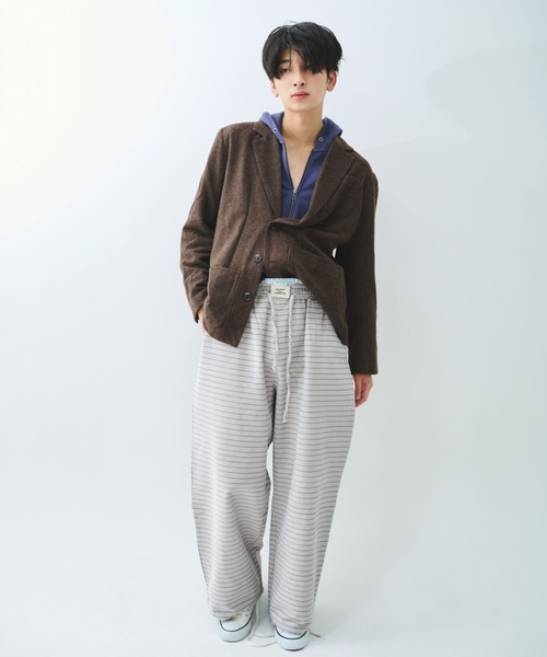 common gull products.(コモンガルプロダクツ)の「駅の吐息図をパジャマパンツに閉じこめる(シャツ/ブラウス・レディース・ネイビー/ブルー系/グレー系・SMALL/MEDIUM/LARGE)」の22枚目の写真